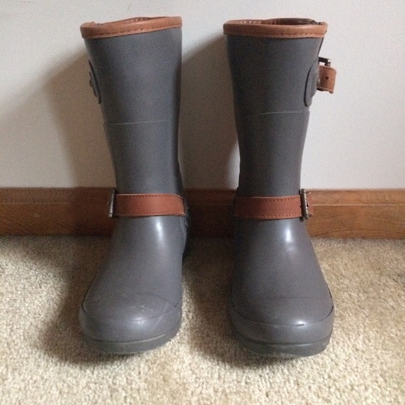 🔴Sperry Top-Sider Walker Fog Charcoal Rain Boots - Picture 2 of 8