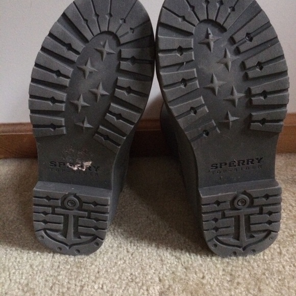 🔴Sperry Top-Sider Walker Fog Charcoal Rain Boots - Picture 7 of 8