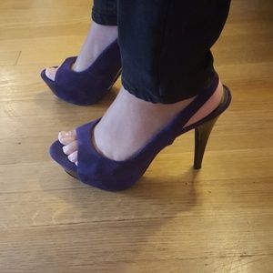 Jessica Simpson peep toe heels