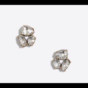 J.Crew Crystal Trio Earrings