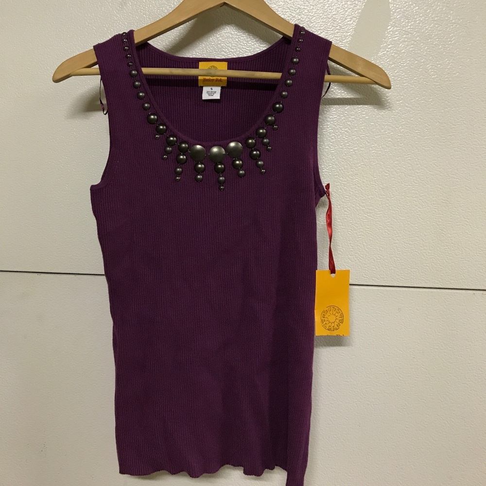 Ruby B   Rayon nylon knit sleeveless top