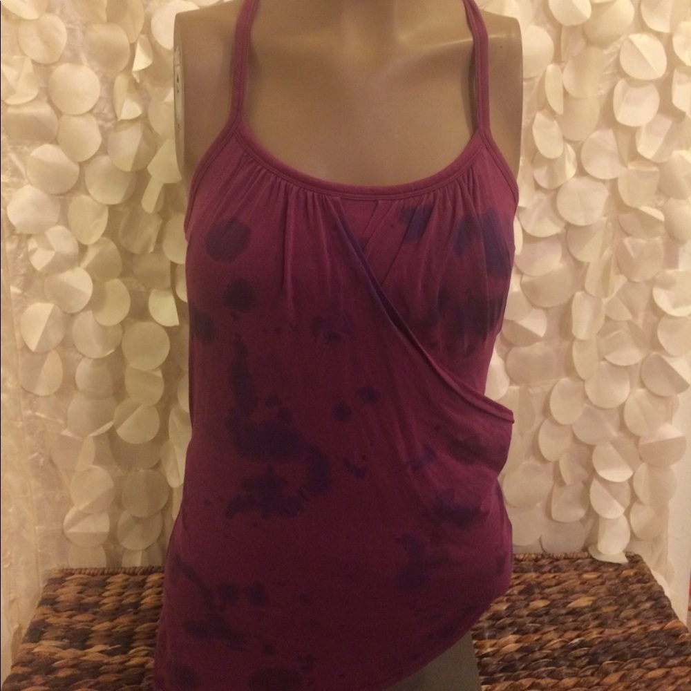 Nancy Rose Performance wrap tank top size 6