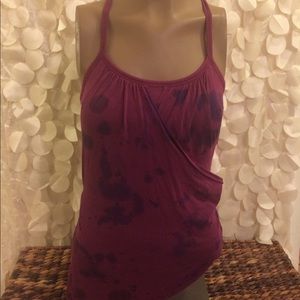 Nancy Rose Performance wrap tank top size 6