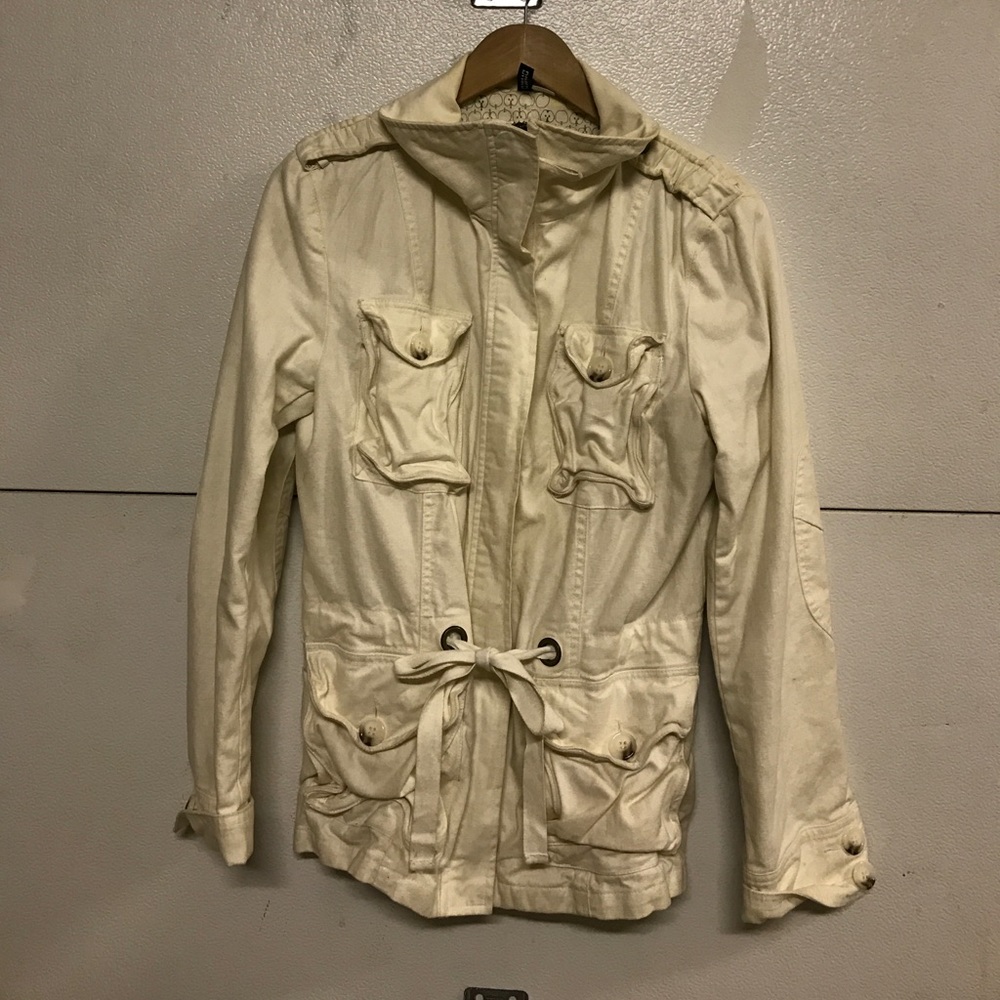 H&M 100% cotton zippered jacket