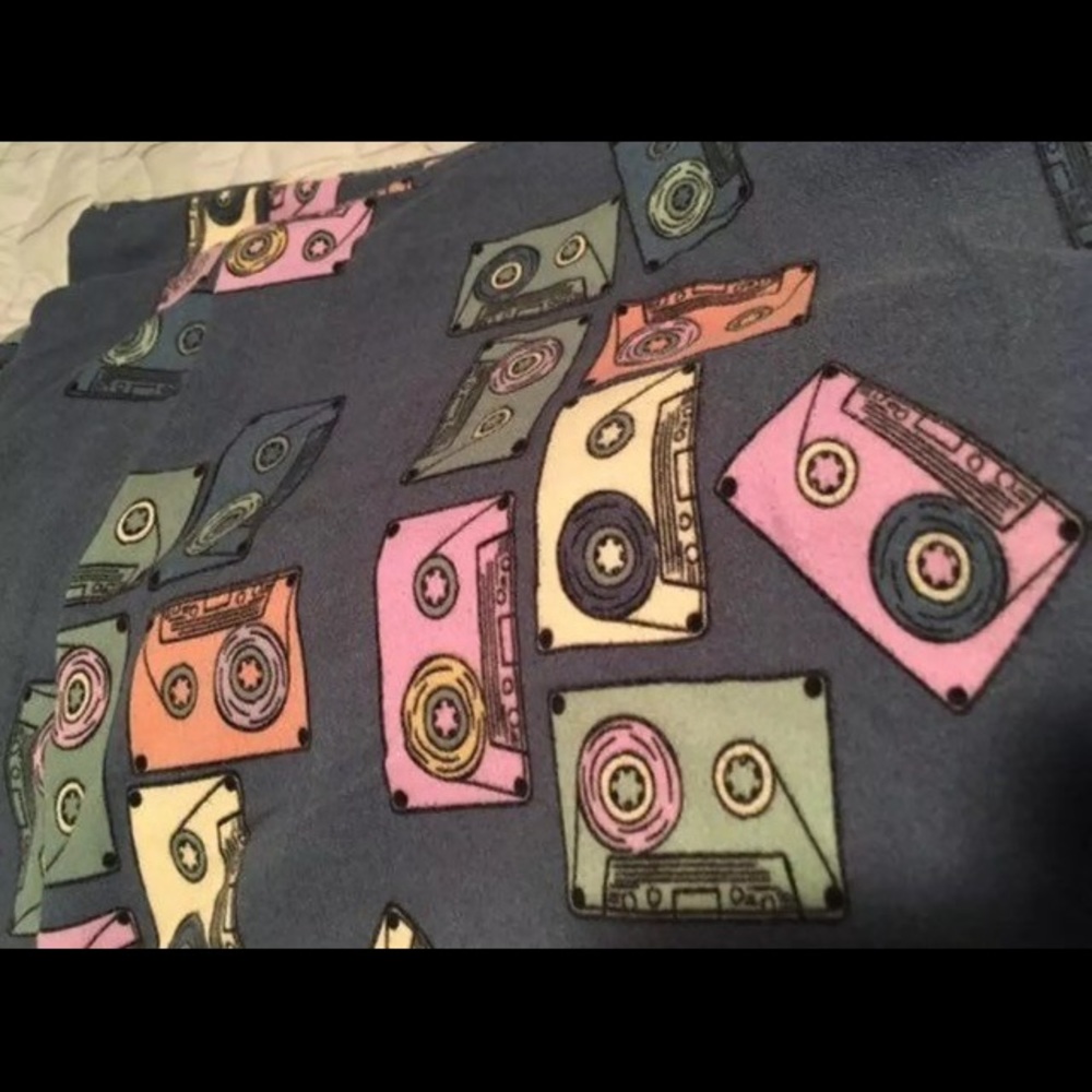 TC Lularoe Mix Tape Leggings