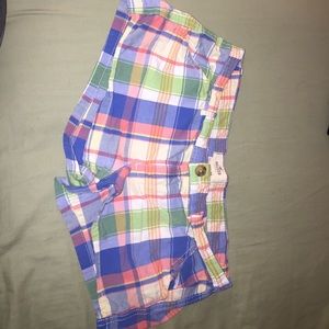 Plaid shorts