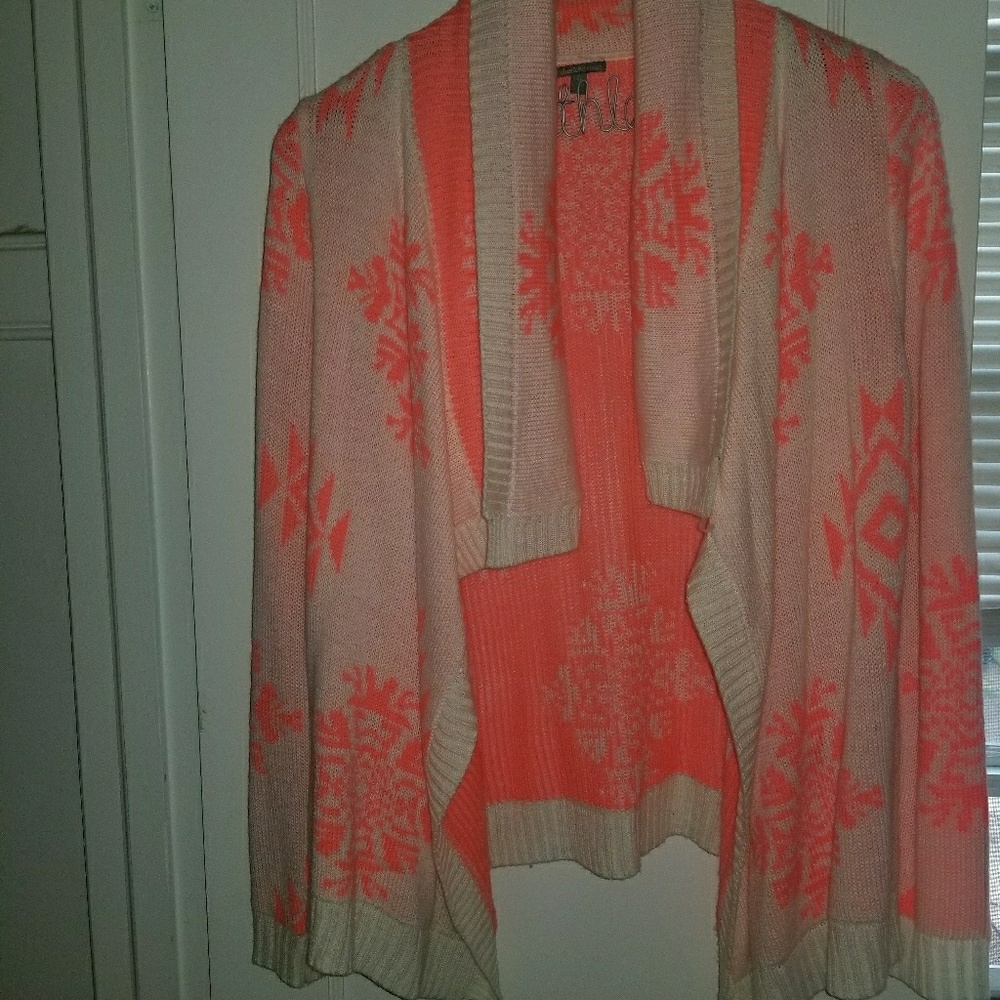 Beautiful bright cozy sweater