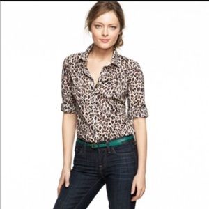 Animal print blouse