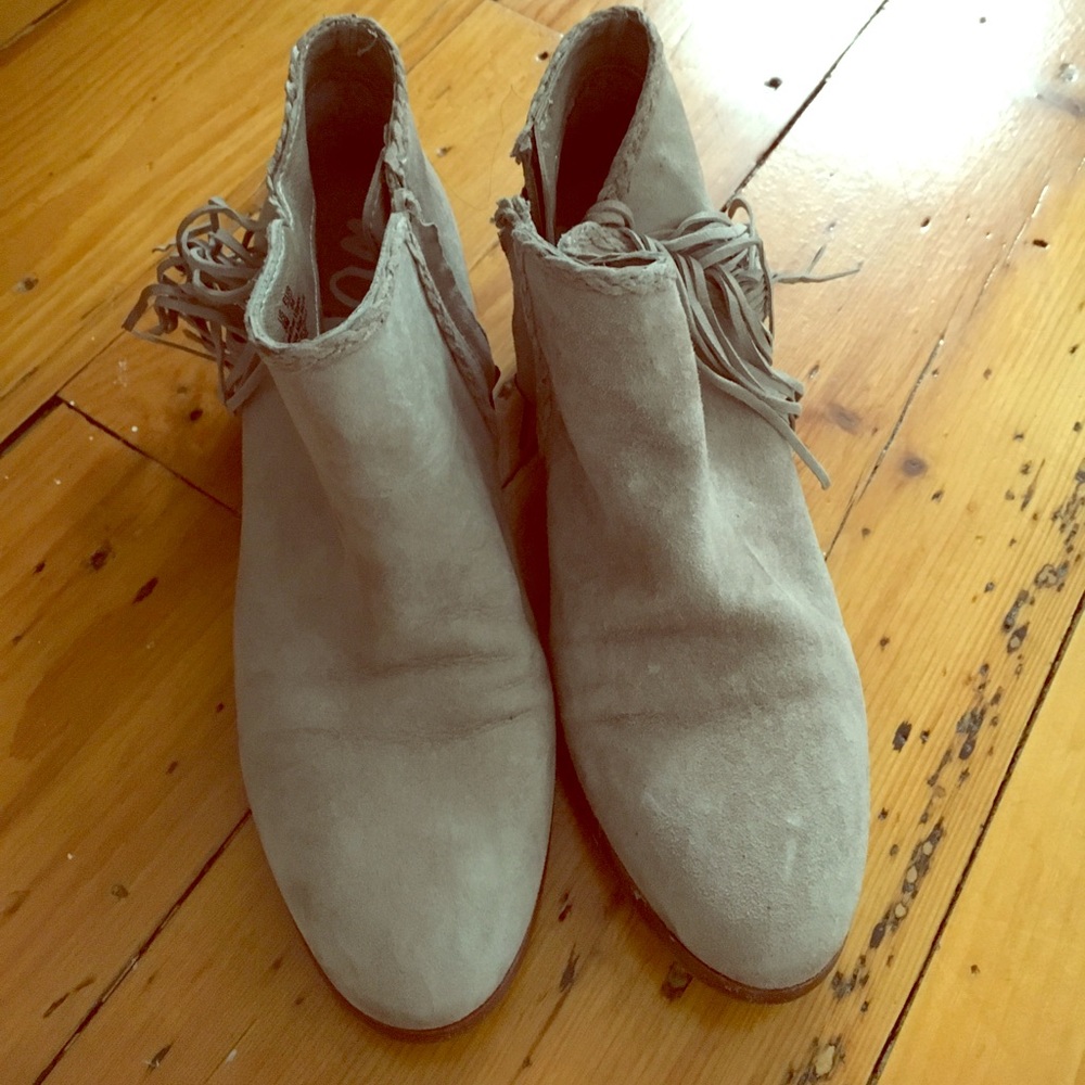 Sam Edelman fringe booties