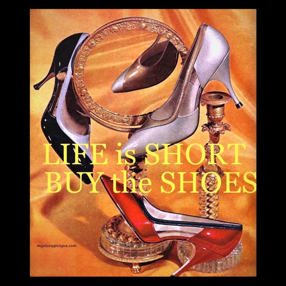 THE CLOSET FULL OF SHOES