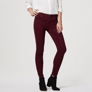 Loft Maroon Leggings
