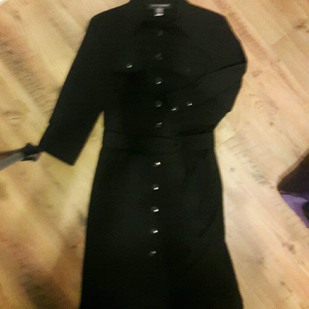 Banana Republic black shirt dress, perfect wardrob