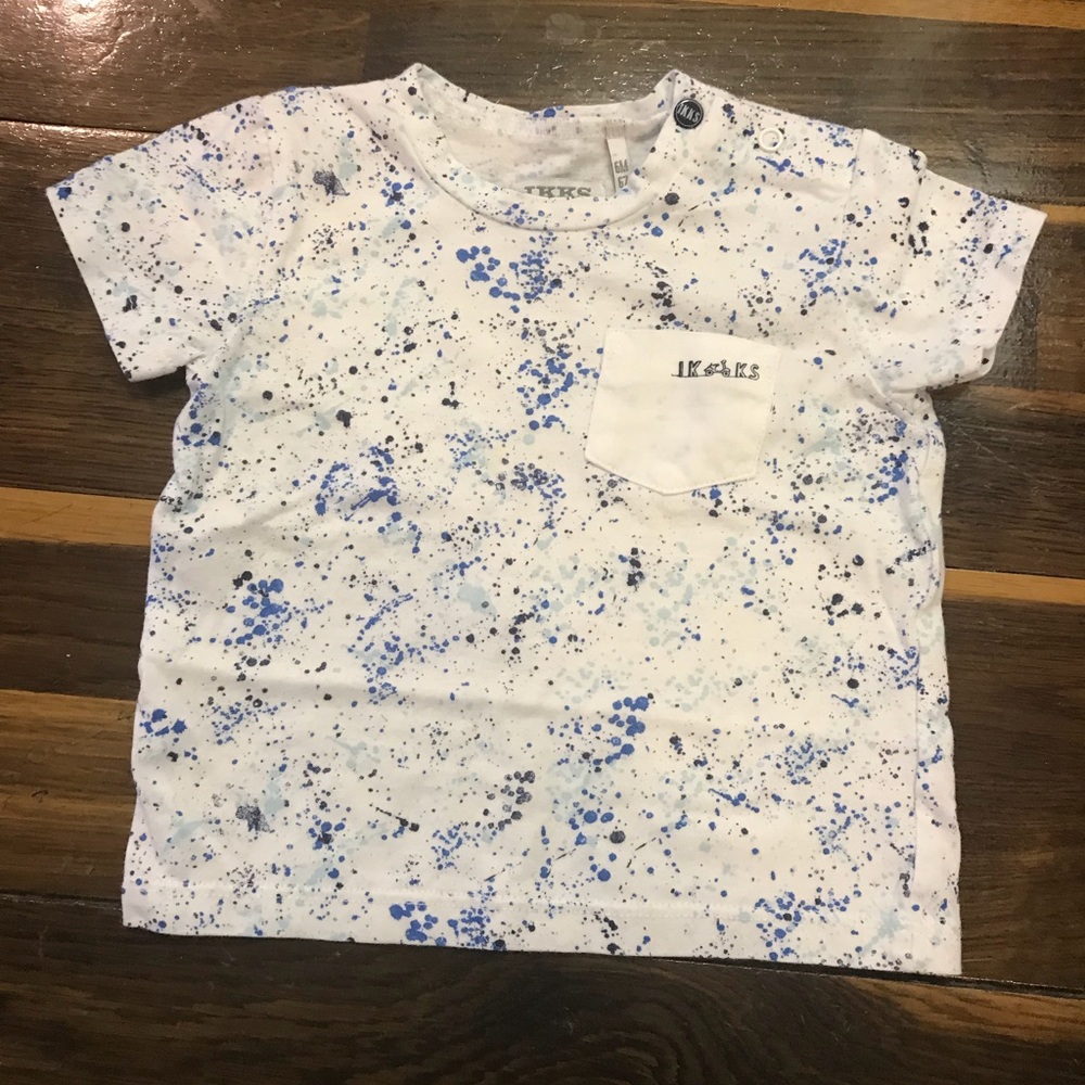 IKKS splatter t shirt