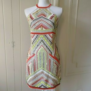 PARKER Tribal Sequins Dress