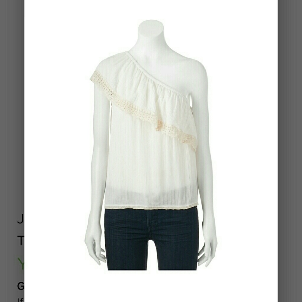 Rewind Crochet One Shoulder Top