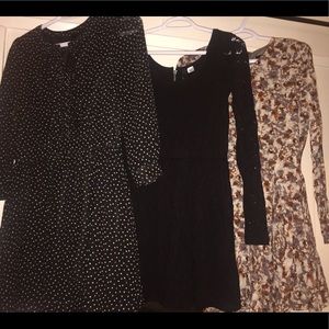 3 holidays knee length dresses size 4-6