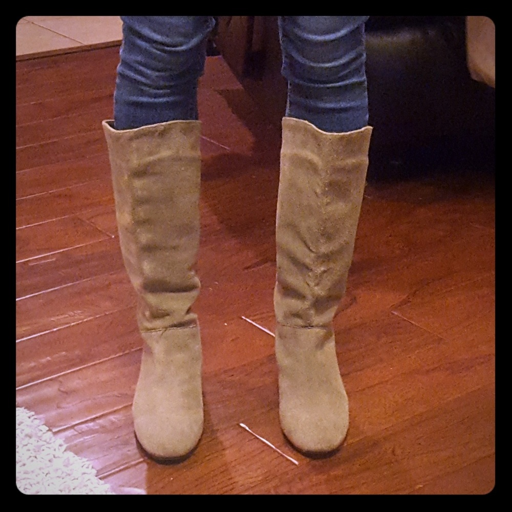 Steve Madden Tall Tan Boots