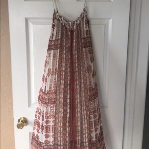Lucky Brand 3/4 length dress with beaded accents