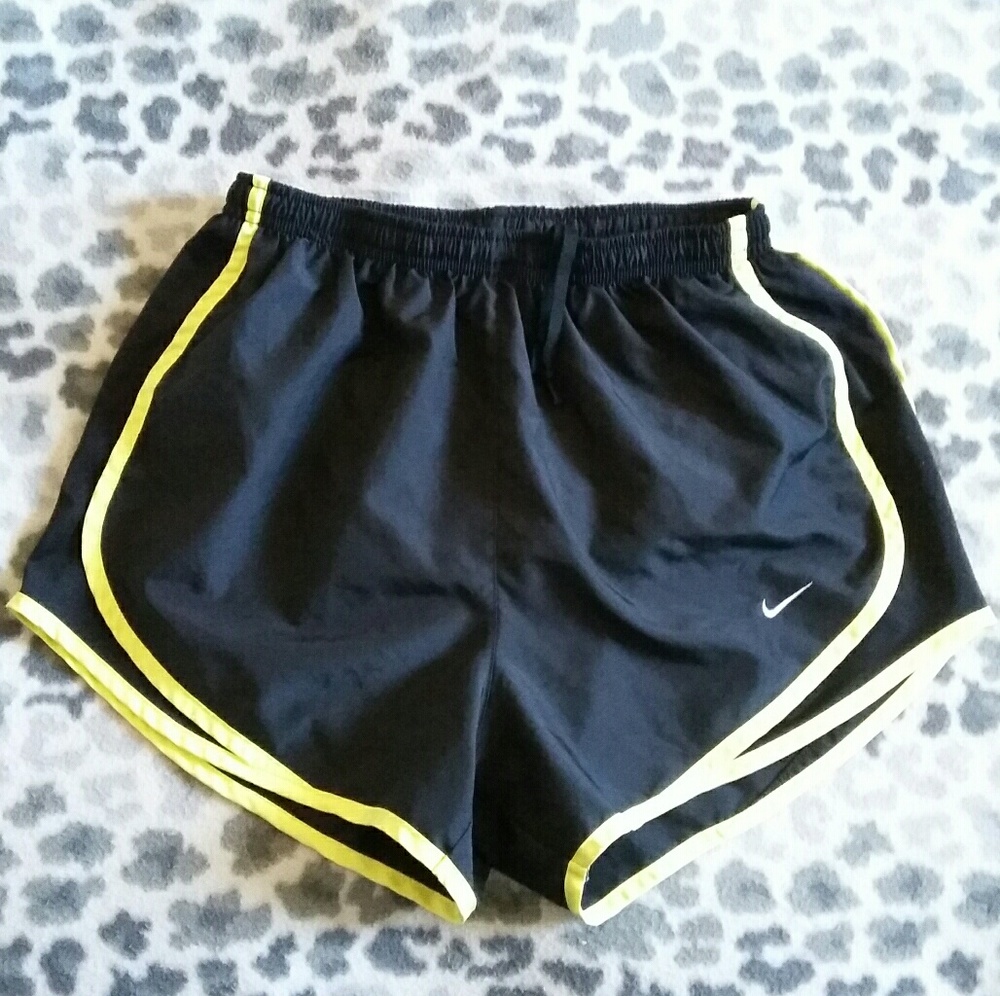 Nike Black & Yellow Shorts