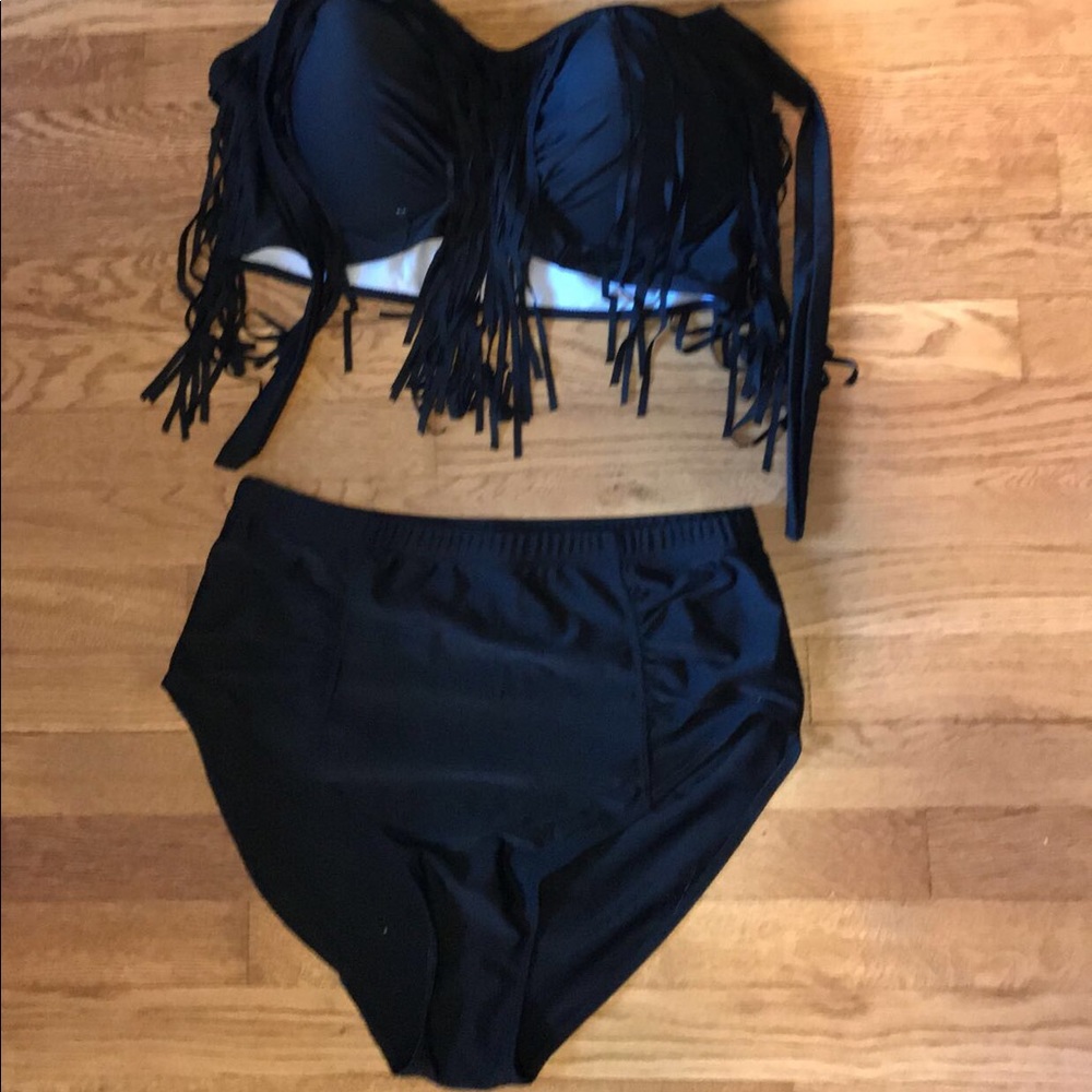 Two piece bathing suit