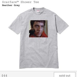 Supreme Scarface shower tee