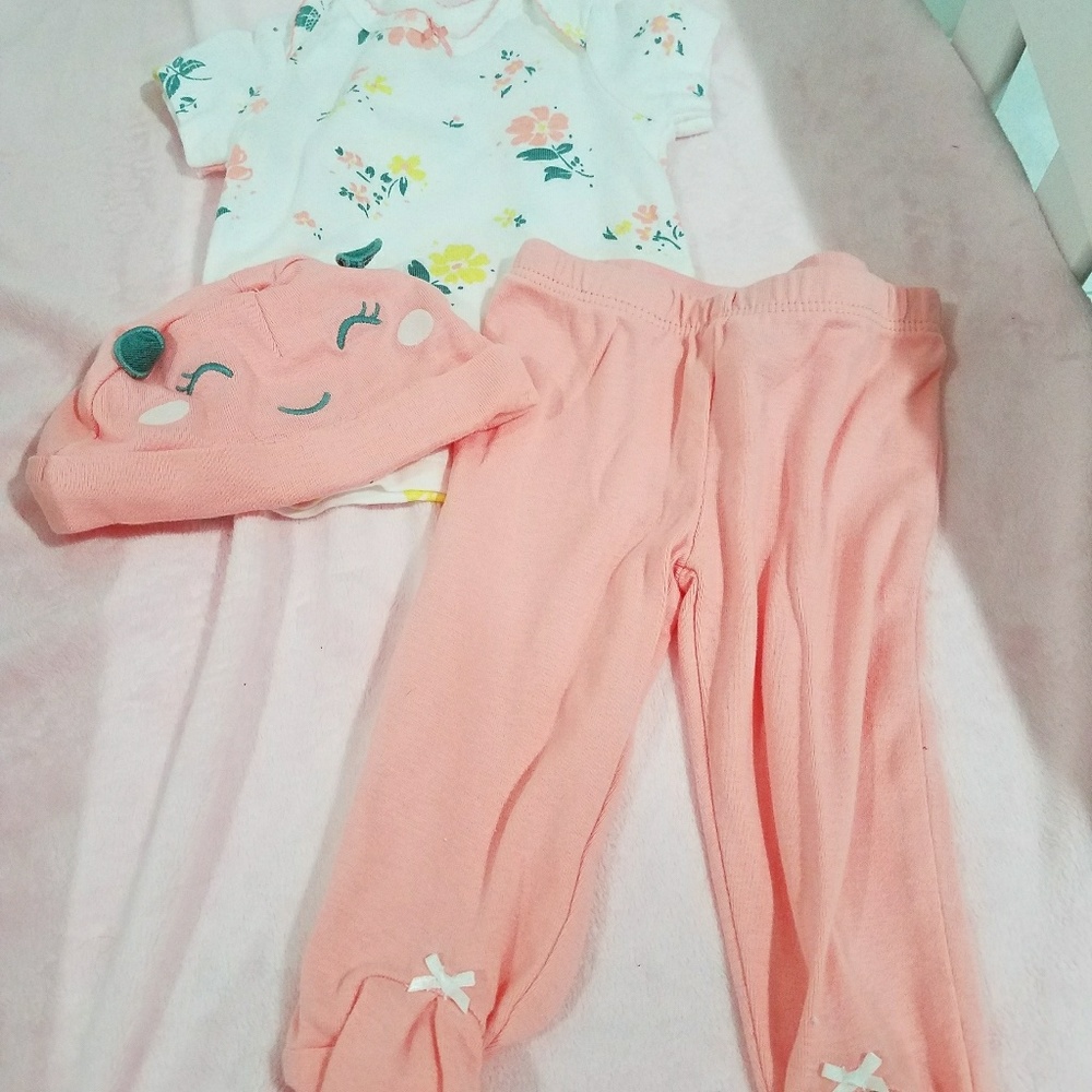Cotton Sleeper Set with hat