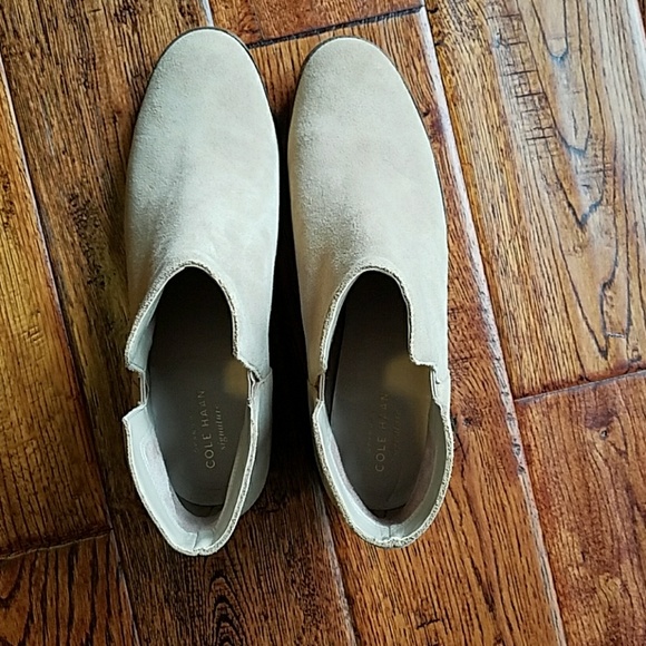 <cole haan> Suede Abbot chelsea boots - Picture 2 of 6