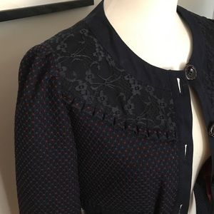 Super Cute Cropped Navy Blazer