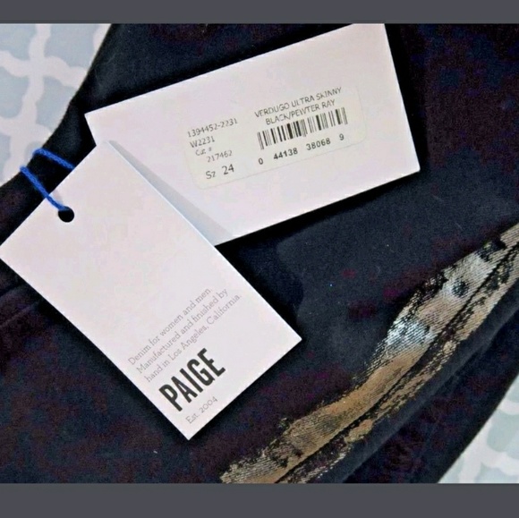 PAIGE Verdugo ultra skinny pewter ray jeans - Picture 7 of 8