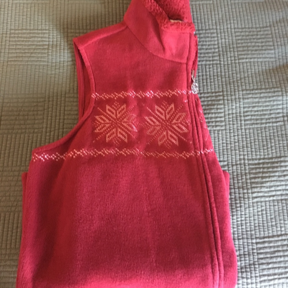 Fleece Christmas vest with pockets🎄