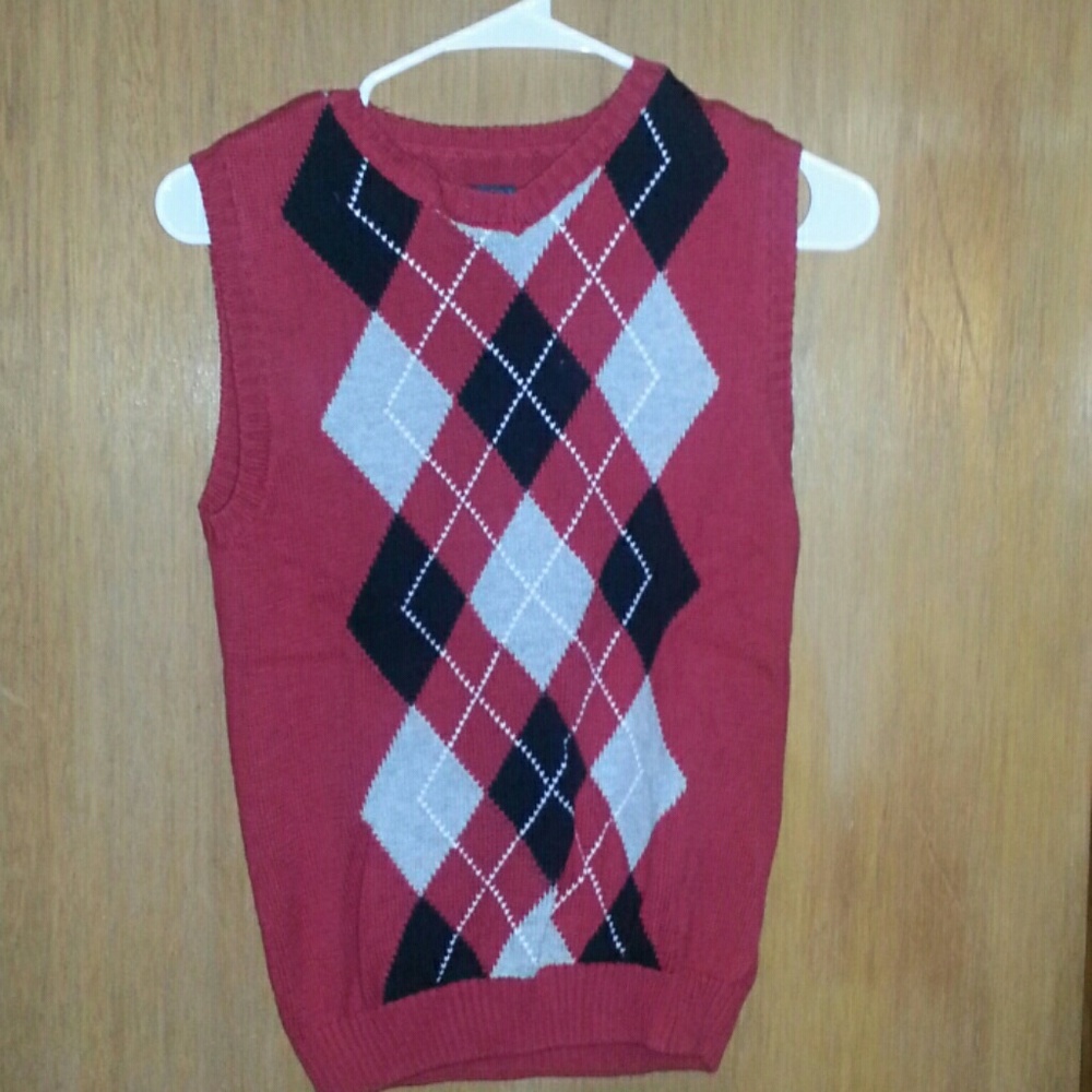 Argyle vest