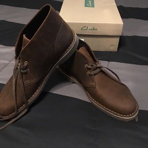 Brand new Men’s Clark’s Bushacre 2!  Beeswax