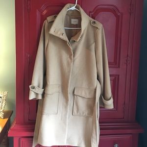 LOFT camel coat