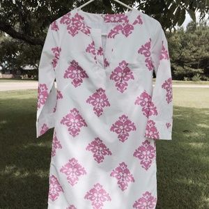 Kellys Kids Shirtdress Tunic Damask Boho Dress XS