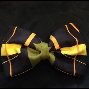 Black/Orange/Gold Bow tie