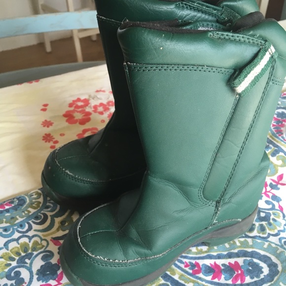 Land’s End Children’s Boots - Green US 10.5 - Picture 2 of 5