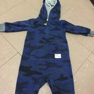 Winter fleece bodysuit