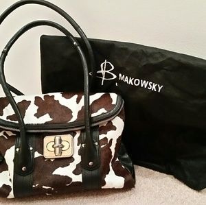 B. Makowsky Calf Skin Purse
