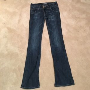 Hudson Flare Low Rise Jeans