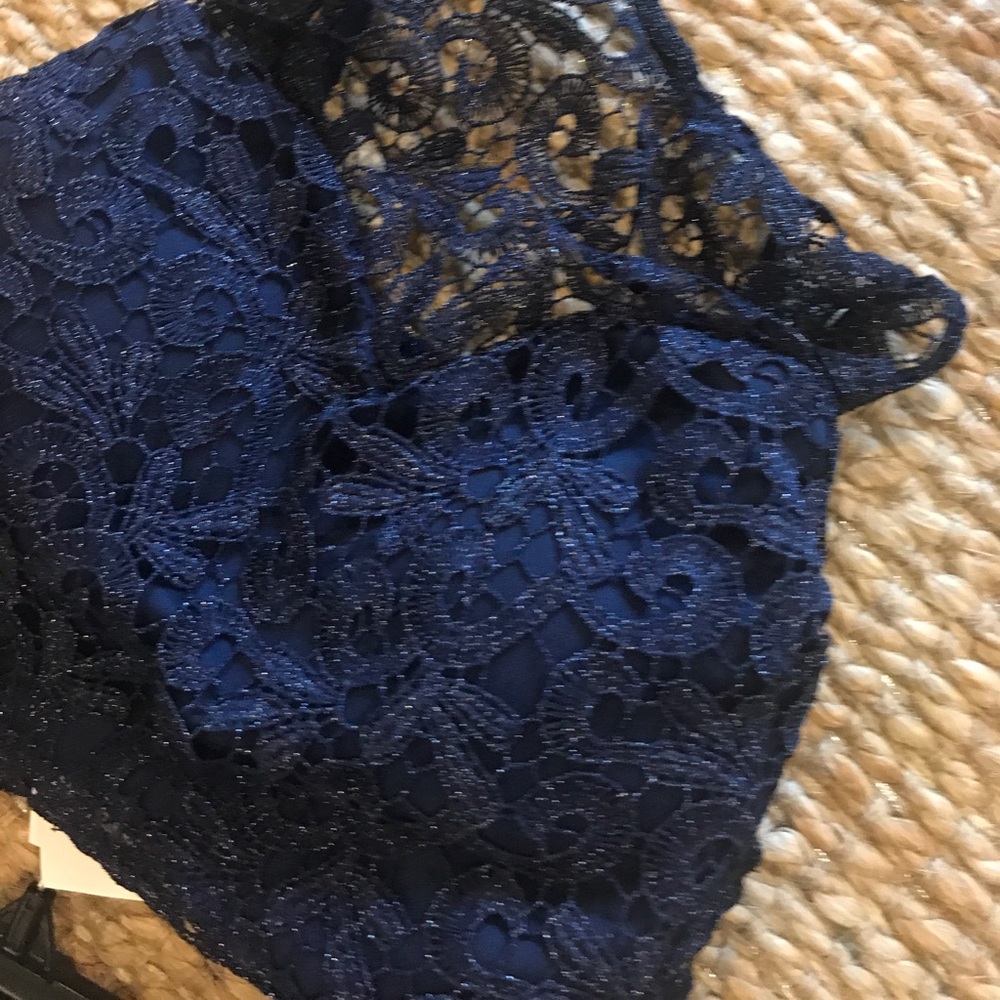 NWT 2 piece dark blue Formal/Prom Dress