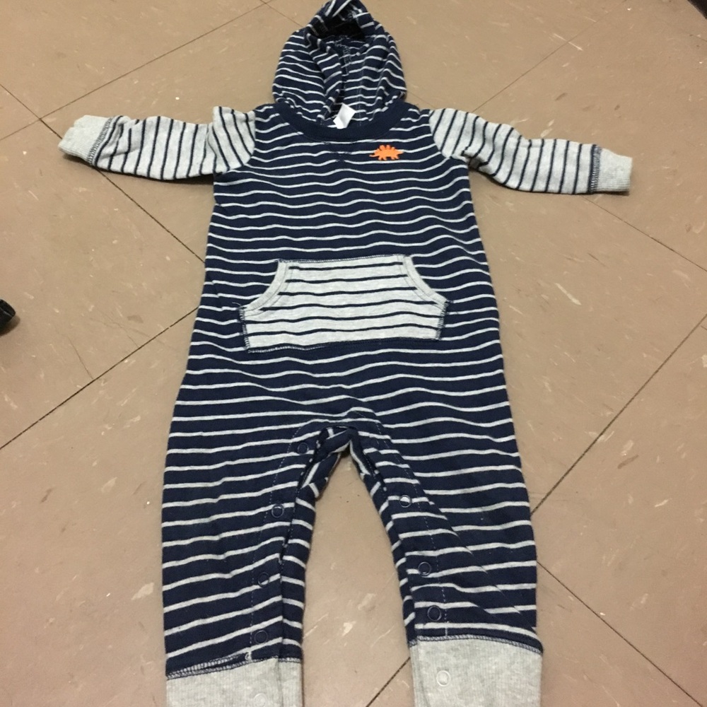 Long sleeve hooded bodysuit