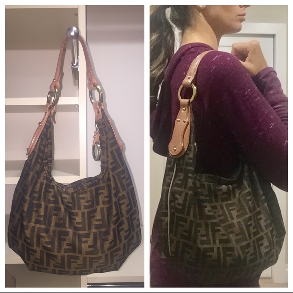 Fendi Zucca Hobo (Wallet sold) - Picture 3 of 5