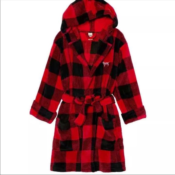 PINK Victoria's Secret Other - SOLD Victoria's Secret Plaid Robe