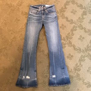 Like New Rag and Bone High Waist Flare Jeans