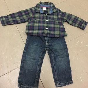 Long sleeve flannel body suits with jeans slet