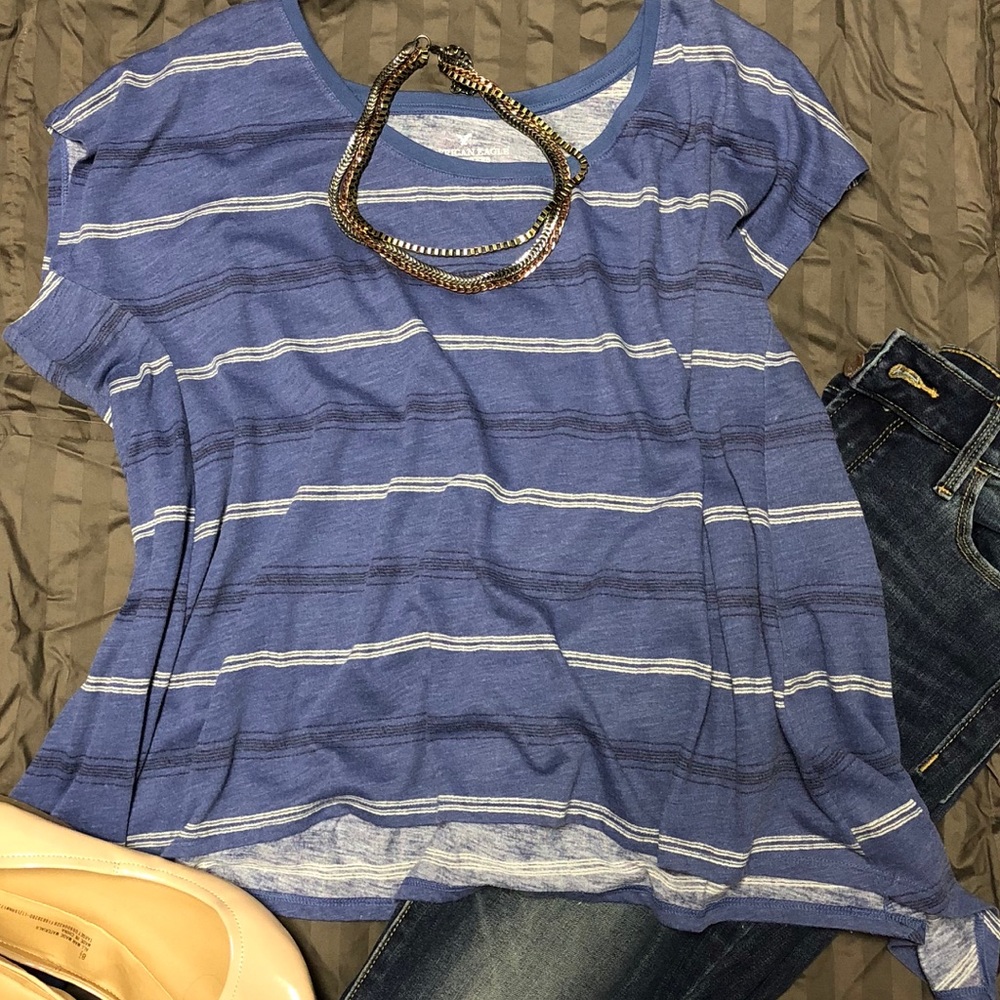 American Eagle Outfitters Striped Tee