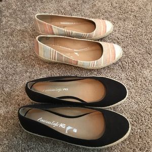 New Sz 8 American Eagle flats wedges