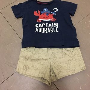 T-shirt and shorts set