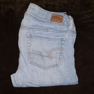 American Eagle Factory Distressed Skinny Jeans