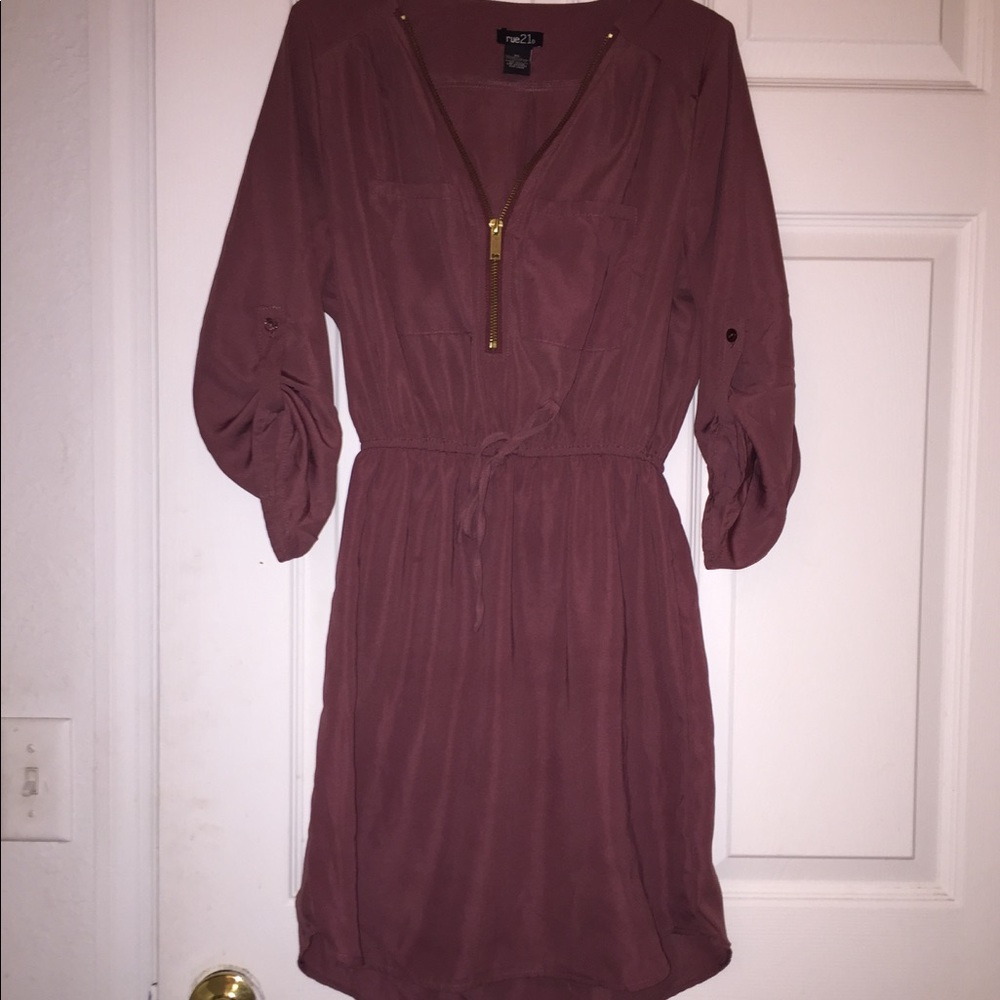 Mauve casual dress